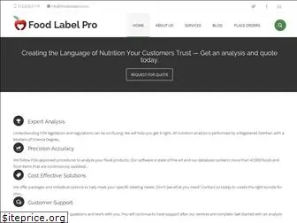 foodlabelpro.com