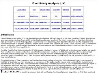 foodsafetyanalysis.com