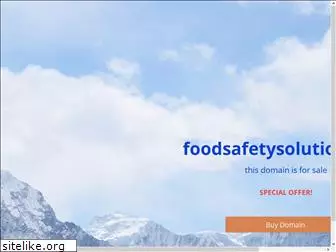 foodsafetysolutions.org