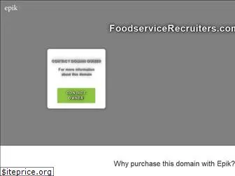 foodservicerecruiters.com
