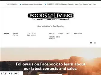 foodsforliving.com