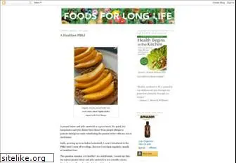 www.foodsforlonglife.blogspot.com