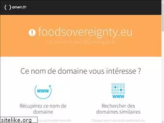 foodsovereignty.eu