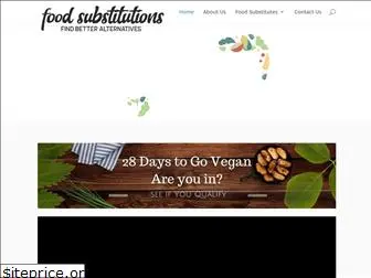 foodsubstitutions.com