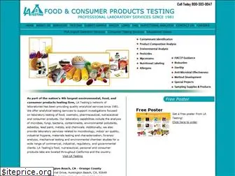 foodtestinglabs.com
