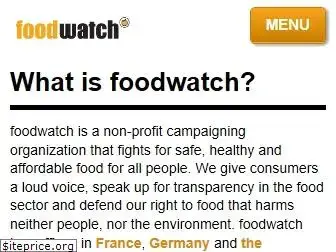 www.foodwatch.org website price