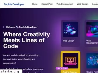 foolishdeveloper.com