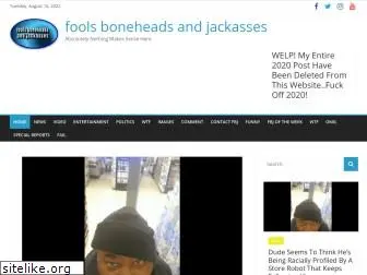 foolsboneheadsandjackasses.com