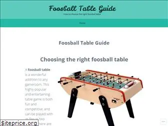 foosballtableguide.wordpress.com