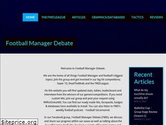 footballmanagerdebate.com
