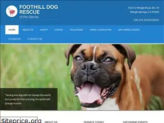 foothilldogrescue.org