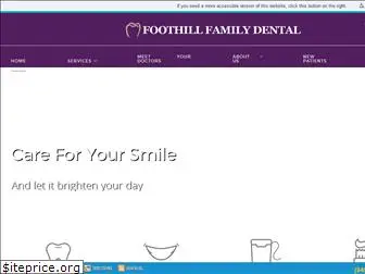foothillfamilydental.com