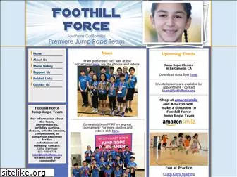 foothillforce.org