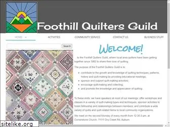 foothillquilters.org
