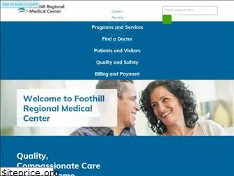 foothillregionalmedicalcenter.com