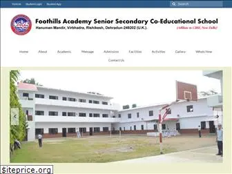 foothillsacademy.in