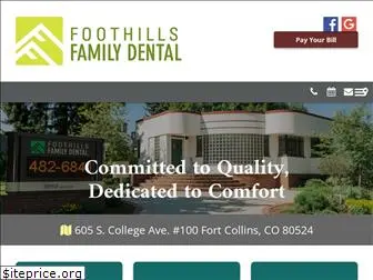 foothillsdentalfc.com