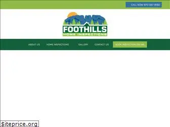 foothillshomeinspections.com