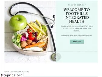 foothillsintegratedhealth.com