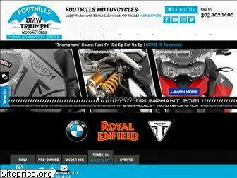 foothillsmotorcycles.com