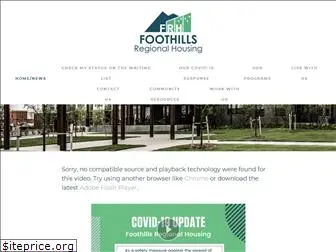 foothillsrh.org