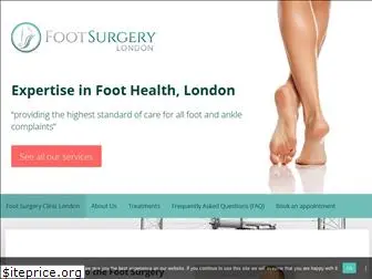 footsurgerylondon.com