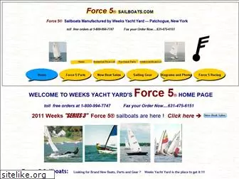 force5sailboats.com