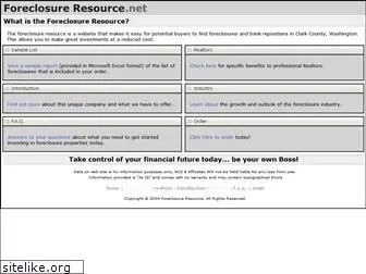 foreclosureresource.net