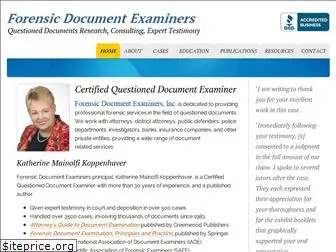 forensicdocumentexaminers.com