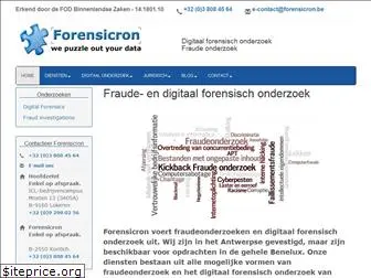 forensicron.be