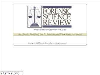 forensicsciencereview.com