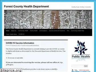 forestcountypublichealth.org