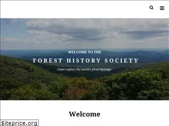 foresthistory.org