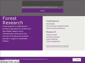 forestresearch.gov.uk