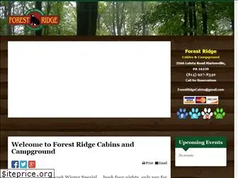 forestridgecabins.com