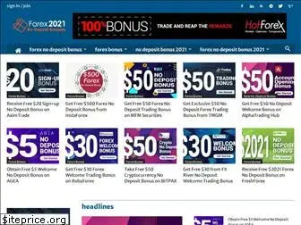 forexnodepositbonus2021.com