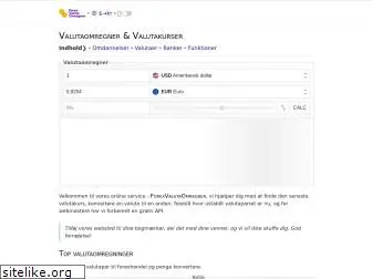 forexvalutaomregner.dk