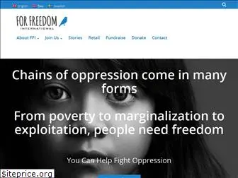 forfreedominternational.com