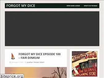 forgotmydice.com