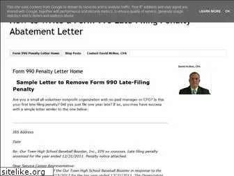 form-990-late-filing-penalty-letter.blogspot.com