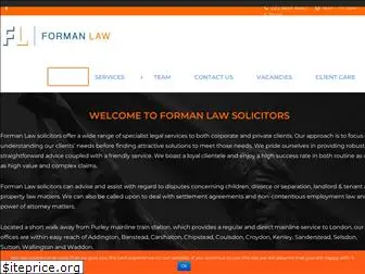 formanlaw.co.uk