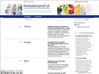 formationprof.ch