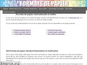 formatsdepapier.com