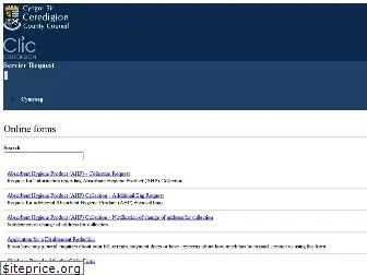 forms.ceredigion.gov.uk