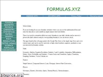 formulas.xyz