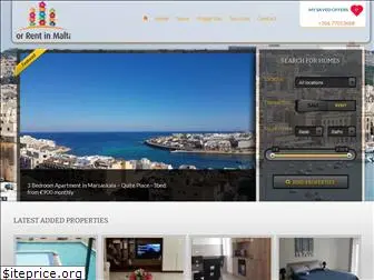 forrentinmalta.com