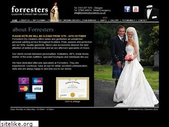 forrestersdrycleaners.co.uk