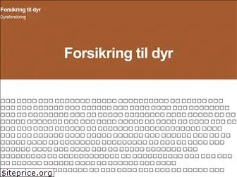 forsikringtildyr.dk