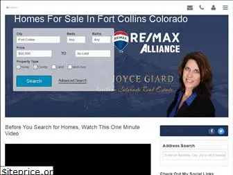 fortcollinsrealestatebyjoyce.com