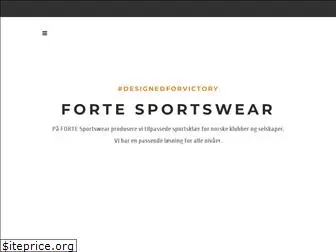 fortesportswear.no